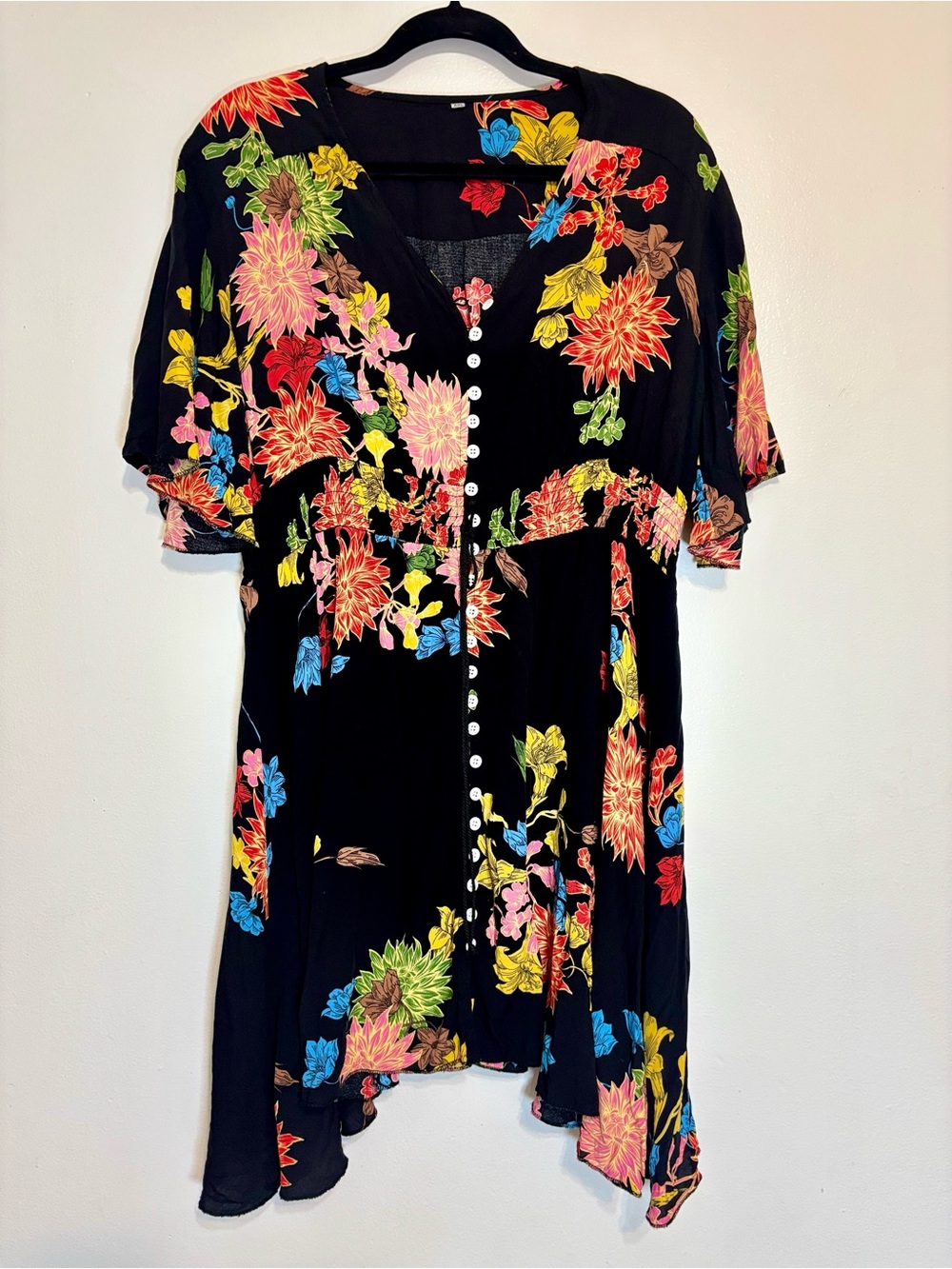 The Milumia Boho Button Up Floral Dress